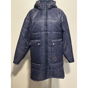 Maloja Women's MarcenaM. Primaloft Long Hooded Puffer Jacket Parka Blue Size L